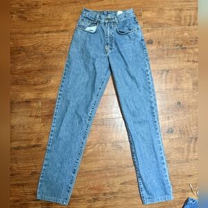 Vintage high rise tapered jeans